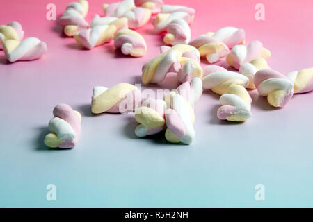 Rainbow Marshmallow Stockfoto