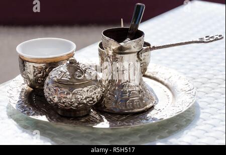 Bosnische Kaffee Stockfoto