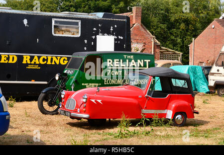 Bubble Autos an der Bubble Car Museum, Boston, Lincolnshire, Großbritannien Stockfoto