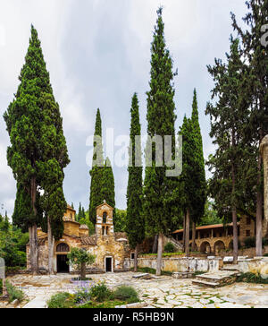 Byzantinische Kloster Kaisariani, in der Nähe von Athen, Griechenland Stockfoto