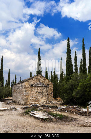 Byzantinische Kloster Kaisariani, in der Nähe von Athen, Griechenland Stockfoto