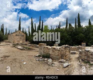 Byzantinische Kloster Kaisariani, in der Nähe von Athen, Griechenland Stockfoto