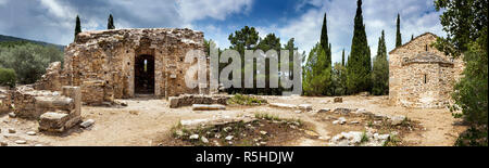 Byzantinische Kloster Kaisariani, in der Nähe von Athen, Griechenland Stockfoto