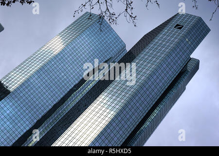 Deutsche Bank, Zentrale, Frankfurt am Main, Deutschland Stockfoto