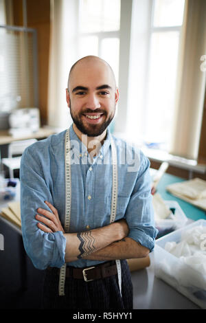 Maßgeschneiderte in Werkstatt Stockfoto