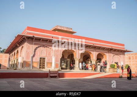 Diwan-e-Khas, City Palace, Jaipur, Rajasthan, Indien Stockfoto