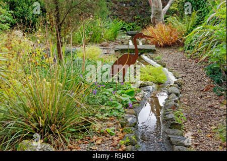 Herbst Blick auf ascog Halle Garten und in der Nähe von Fernery Rothesay auf der Isle of Bute, Argyll, Schottland. Stockfoto