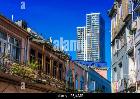 Architektur von Batumi in der Autonomen Republik Adscharien, Georgia. Stockfoto