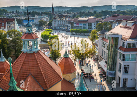 Sopot, Polen - September 7,2016: Blick auf die Stadt Sopot in Polen Stockfoto