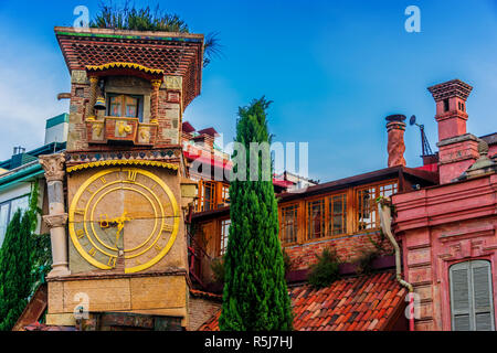 Tiflis, Georgien - 24.Oktober 2018: Rezo Gabriadze Marionettentheater von Tiflis, Georgien. Stockfoto