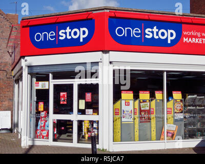 One Stop Shop Convenience Store, Großbritannien Stockfoto