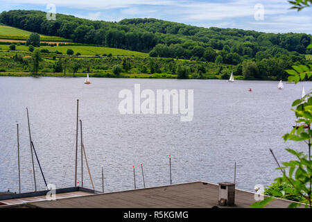 Panoramablick von baldeney See (BALDENEYSEE) Stockfoto