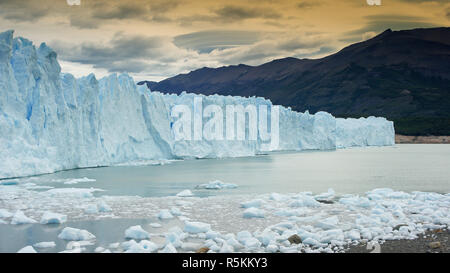 Perito Moreno Gletscher, Nationalpark Los Glaciares, Patagonien, Argentinien Stockfoto