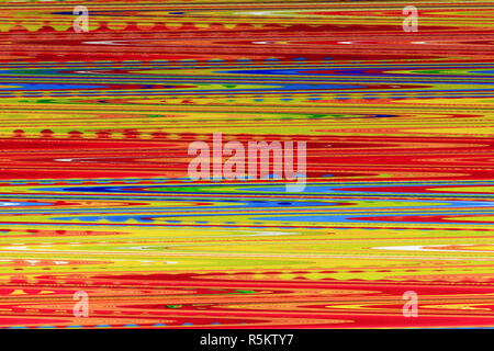Aus Streifen von verschiedenen Farben Hintergrund Stockfoto