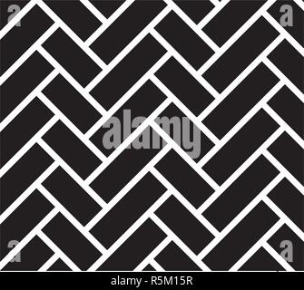 Parkettboden schwarze Symbol, Vektor Zeichen auf isolierten Hintergrund. Parkettboden Konzept Symbol, Abbildung Stock Vektor