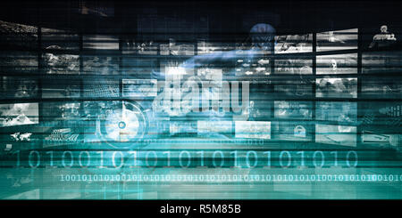 Datenautobahn Stockfoto