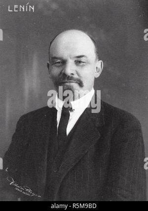 Wladimir Lenin. Zürich, 1916. Museum: private Sammlung. Thema: Foto Studio Wilhelm Pleyer, Zürich. Stockfoto
