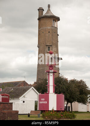 Turm draußen auf dem Meer von Harwich in Essex Stockfoto