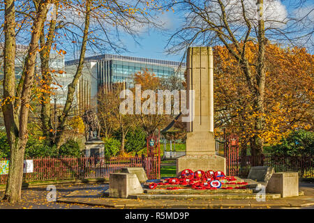 Kriegerdenkmal, Forbury-gärten, Reading, Berkshire Stockfoto