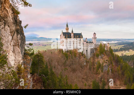 Märchenschloss Neuschwanstein, Bayern, Deutschland Stockfoto