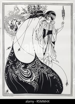 Der Pfau Rock. Abbildung für Salome von Oscar Wilde. Museum: private Sammlung. Autor: Beardsley, Aubrey. Stockfoto