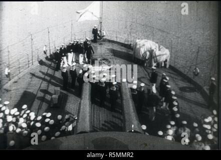 Szene aus dem Film Panzerkreuzer Potemkin von Sergej Eisenstein. Museum: private Sammlung. Autor: anonym. Stockfoto