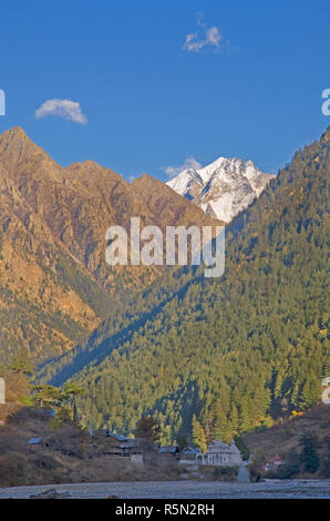 Berglandschaft von Uttarkhand, Indien Stockfoto