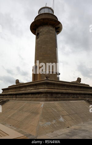 Der Leuchtturm vom Hafen in Colombo in Sri Lanka Stockfoto