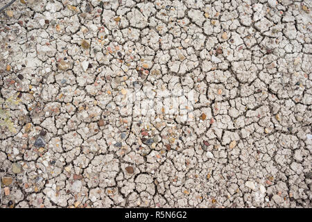 Sun gebackenen Boden Kies Felsen Badlands National Park Rock Stockfoto