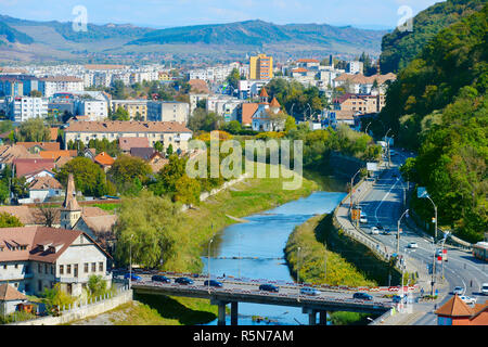 Sighisoara Stadtbild, Rumänien Stockfoto