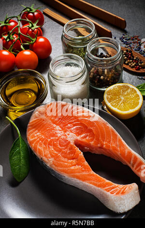 Lachs Fisch Stockfoto