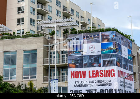 Miami Florida, Midtown, Gebäude, Eigentumswohnungen Eigentumswohnungen Eigentumswohnungen Wohnhäuser Wohnungen Wohnung Wohnungen, Gebäude Gebäude Gehäuse Stockfoto