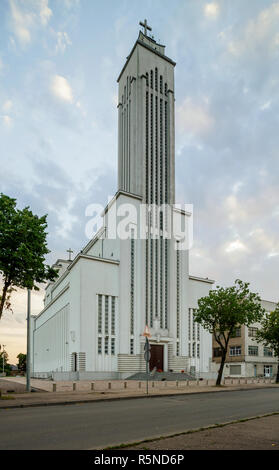 KAUNAS, LITAUEN - August 01, 2017: Unser Herr Jesus Christus die Auferstehung Basilika in Kaunas Stockfoto