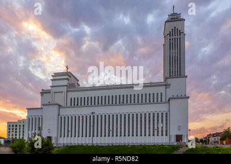 KAUNAS, LITAUEN - August 01, 2017: Unser Herr Jesus Christus die Auferstehung Basilika in Kaunas Stockfoto