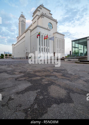 KAUNAS, LITAUEN - August 01, 2017: Unser Herr Jesus Christus die Auferstehung Basilika in Kaunas Stockfoto