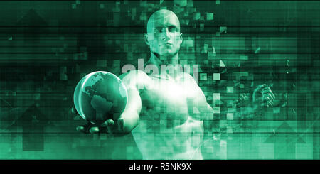 Global Technology Stockfoto