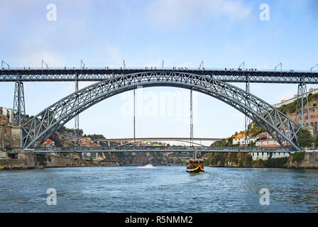 Ponte Dom luÃ-s I Stockfoto