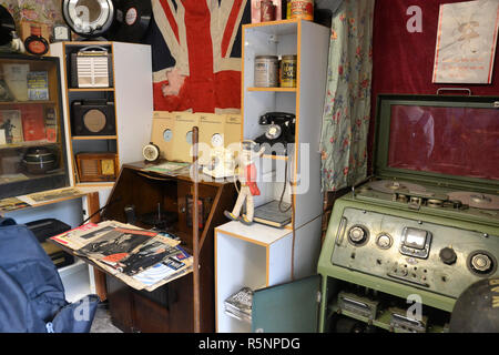 Washford Radio Museum, Watchet, Somerset, Großbritannien Stockfoto