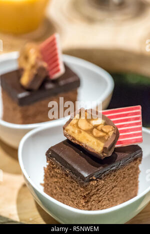 Schokoladen-Kuchen Stockfoto