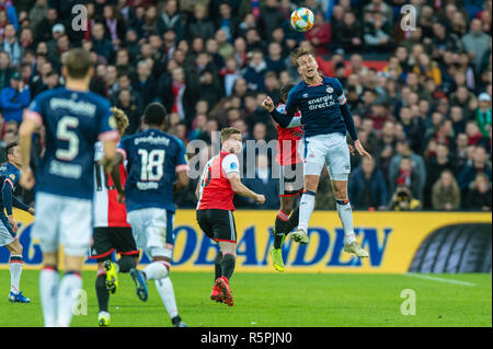 Rotterdam, Niederlande, 2. Dezember 2018 Fußball-niederländischen Eredivisie: Feyenoord v PSV Eindhoven PSV Eindhoven-Player Luuk de Jong Credit: Orange Bilder vof/Alamy leben Nachrichten Stockfoto