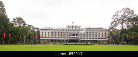 Palast der Wiedervereinigung in Ho Chi Minh City, Vietnam Stockfoto