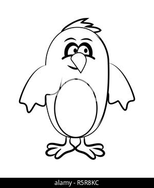 Cartoon Ostern Huhn Vektor symbol Icon Design. Stockfoto