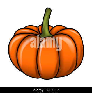 Halloween Kürbis Vektor symbol Icon Design Stockfoto