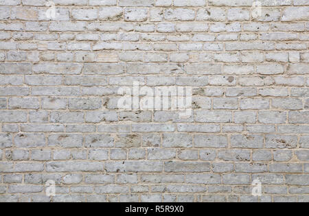 Wand aus weißem Travertin adarce Stein Steine Stockfoto