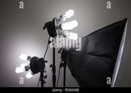 Fotografie studio equipment Beleuchtung Stockfoto