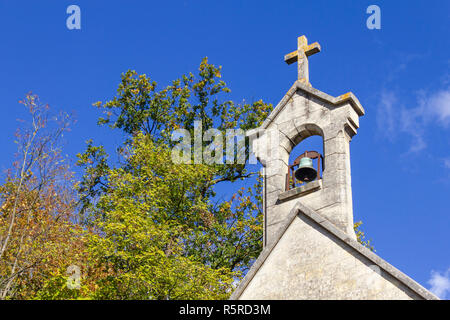 Turm details in Auvers-sur-Oise, Frankreich Stockfoto