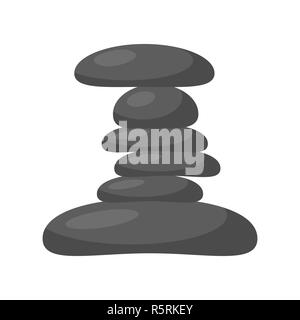 Wellness Steine Vektor symbol Icon Design. Stockfoto