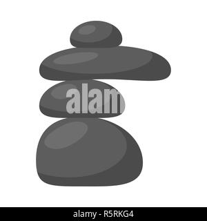 Wellness Steine Vektor symbol Icon Design. Stockfoto