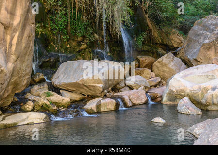 El Vergel Wasserfall, Torotoro Canyon, Potosi, Bolivien Stockfoto