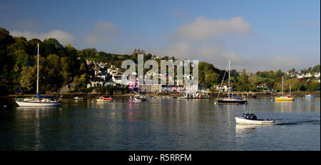 Dittisham Dorf, am Westufer des Flusses Dart in Devon. Stockfoto